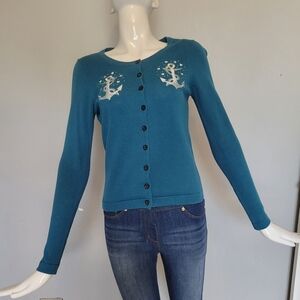 Sourpuss Anchor Cardigan, VGUC, Size S